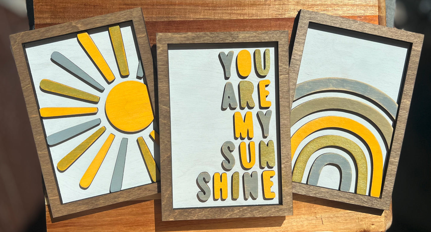 You are my sunshine shelf sitters