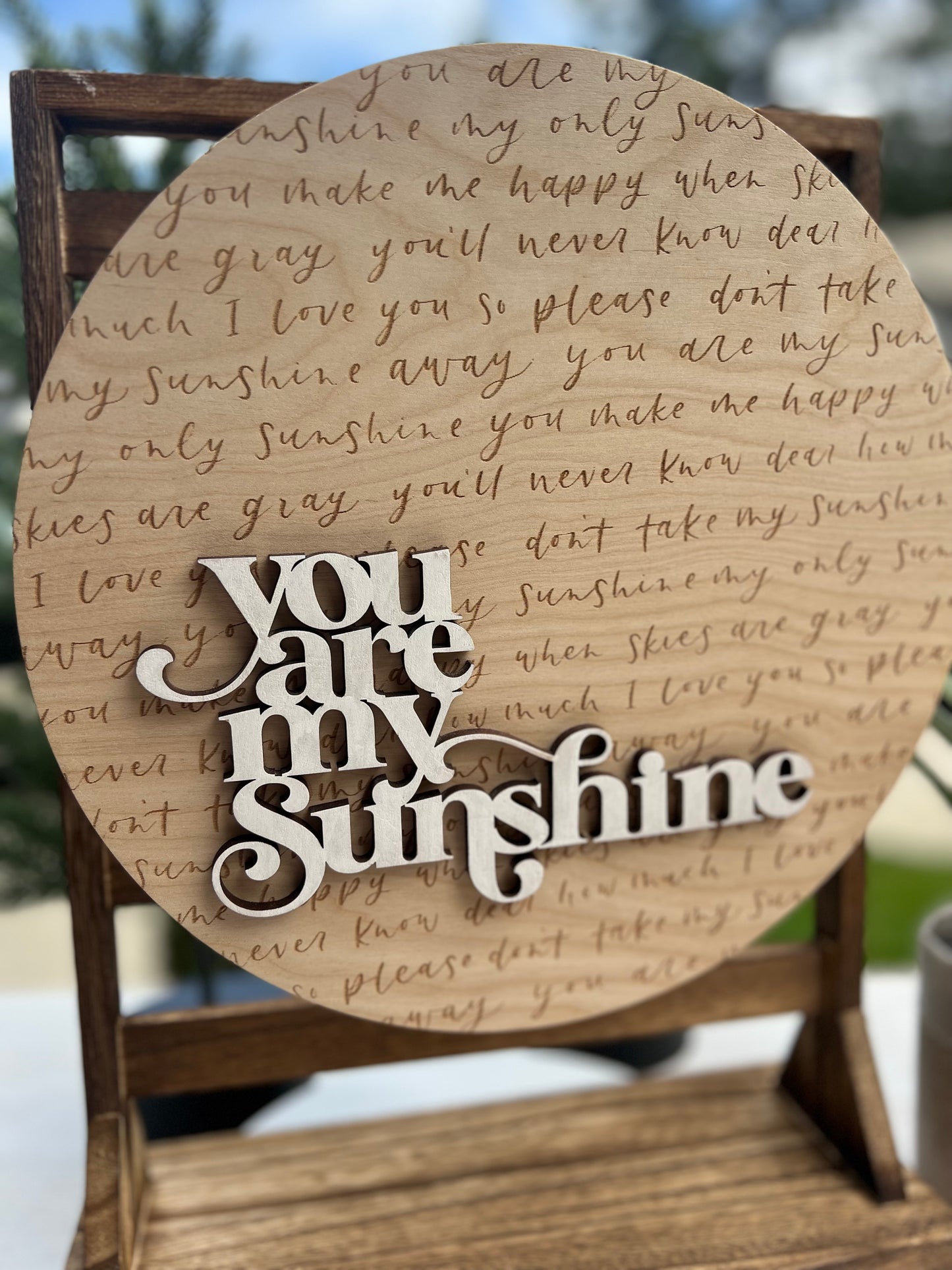 You are my sunshine
