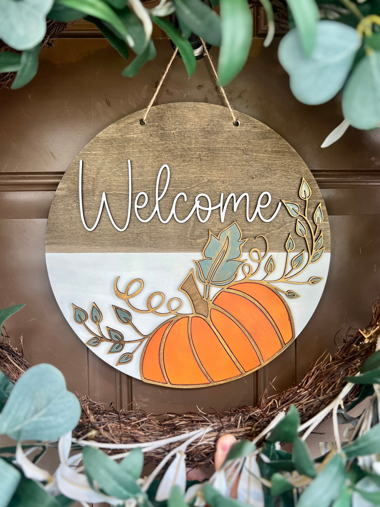 Pumpkin door round 🎃