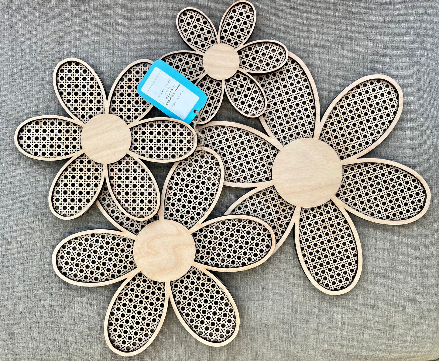  Daisy Rattin decor set