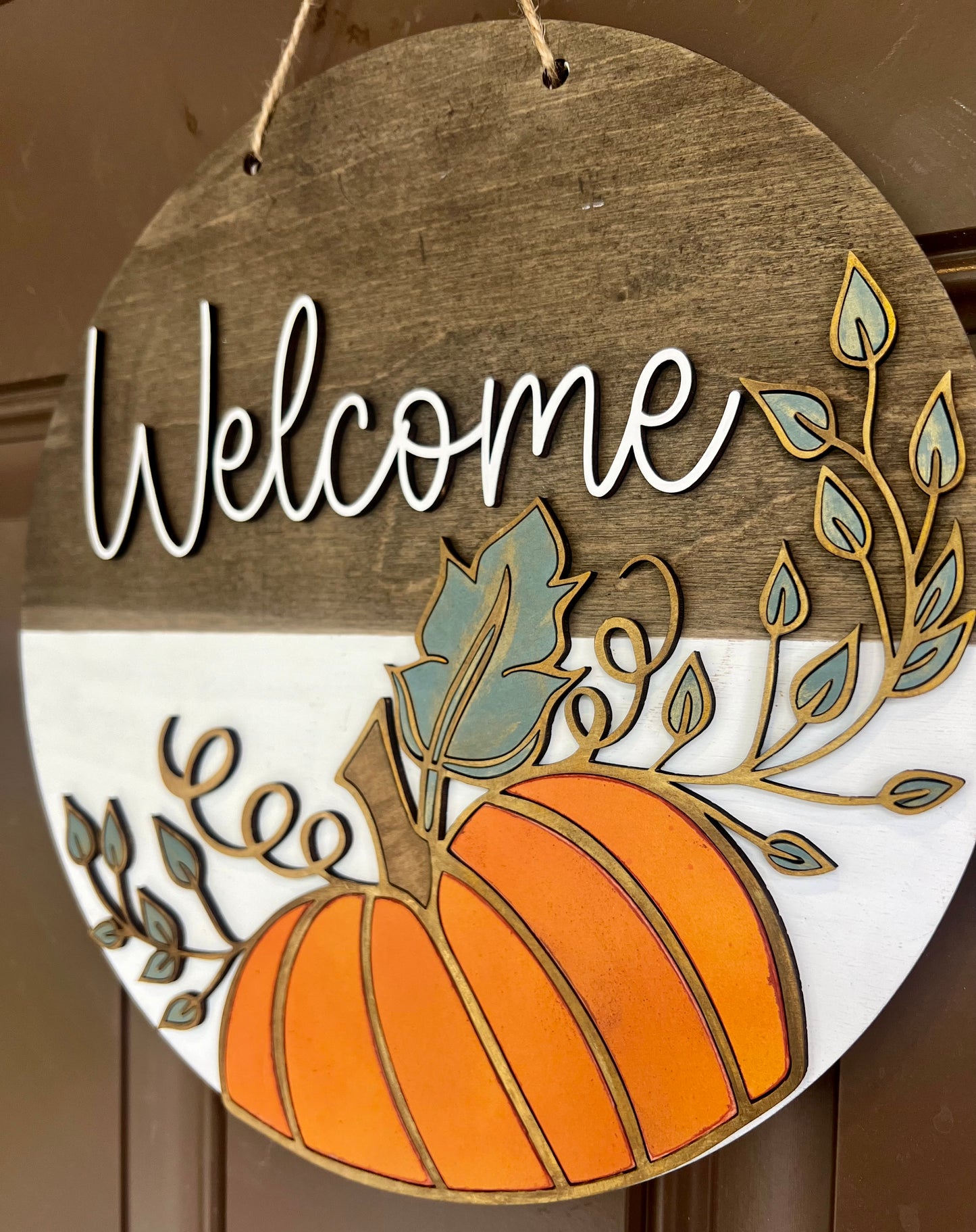 Pumpkin door round 🎃