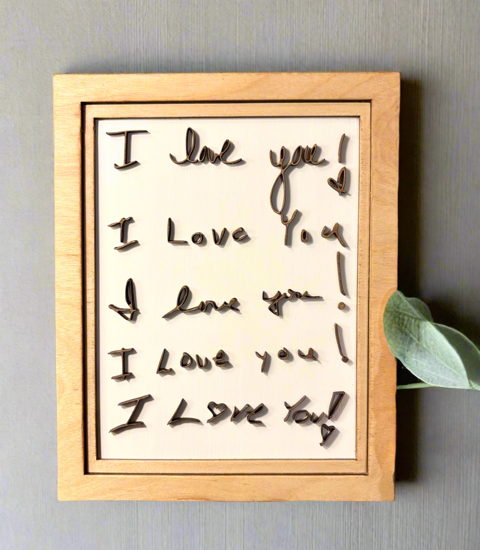Custom I love you