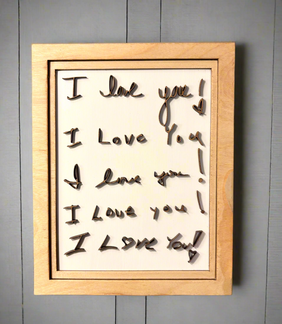 Custom I love you