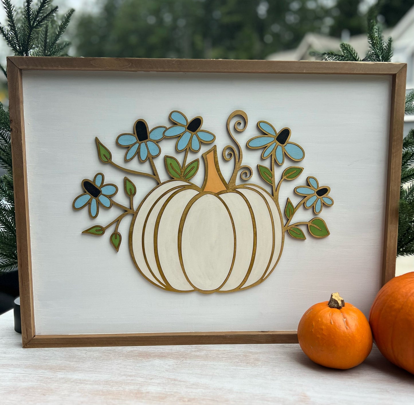 Floral Pumpkin