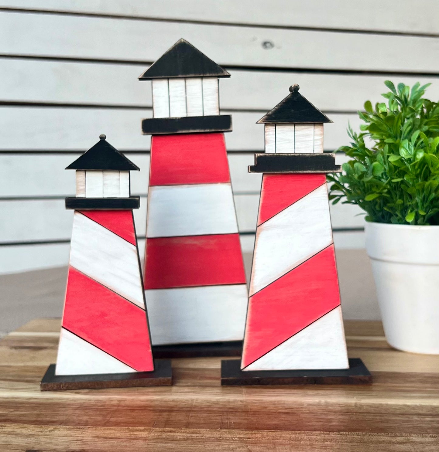 Lighthouse shelf decor