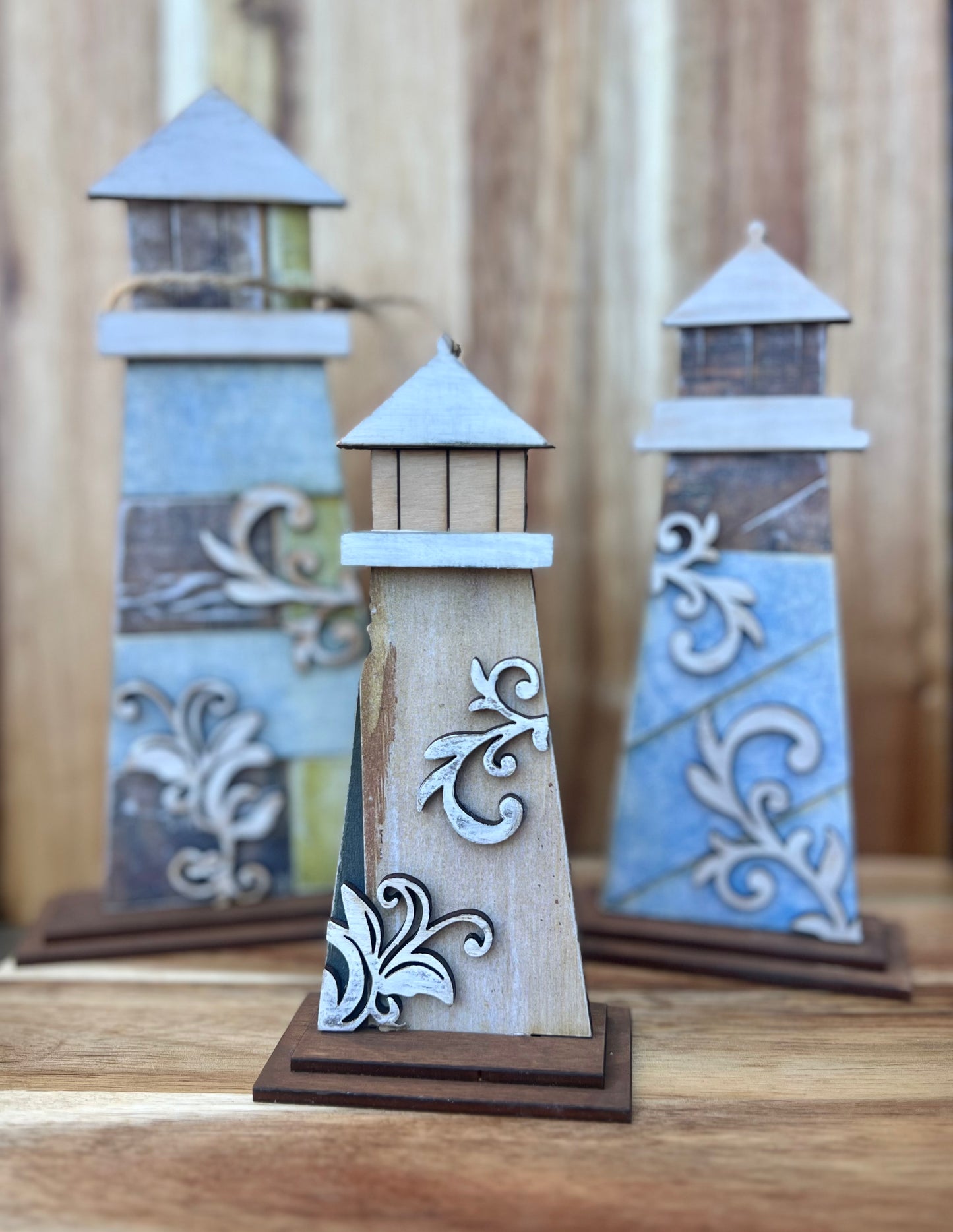 Lighthouse shelf decor