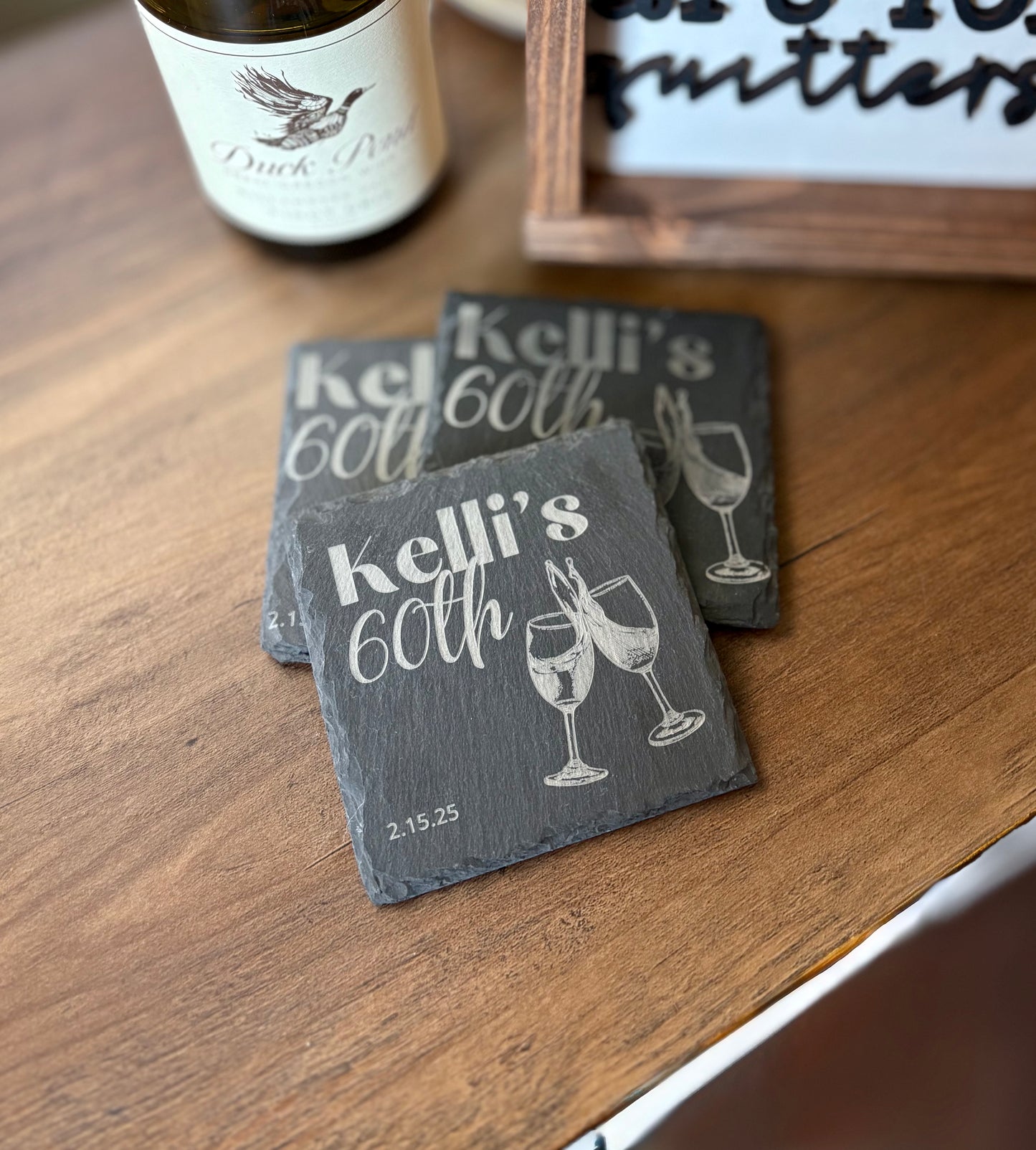 Custom Slate Coaster