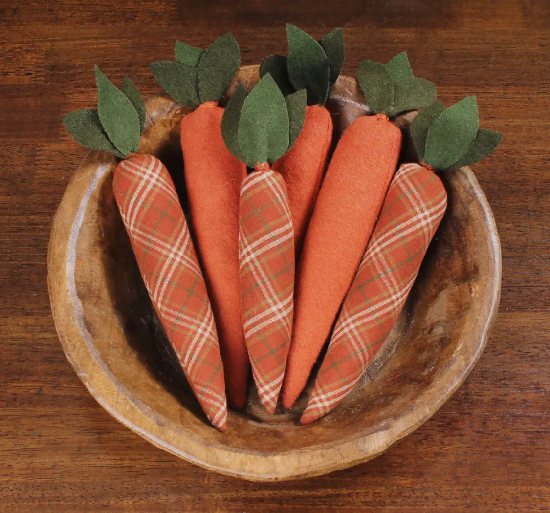 Fabric Carrots
