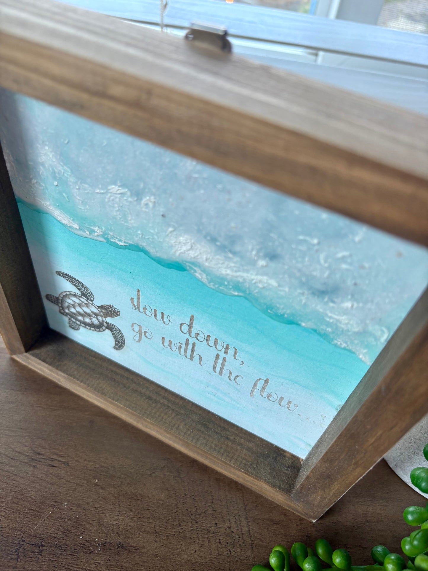 Turtle ocean sign