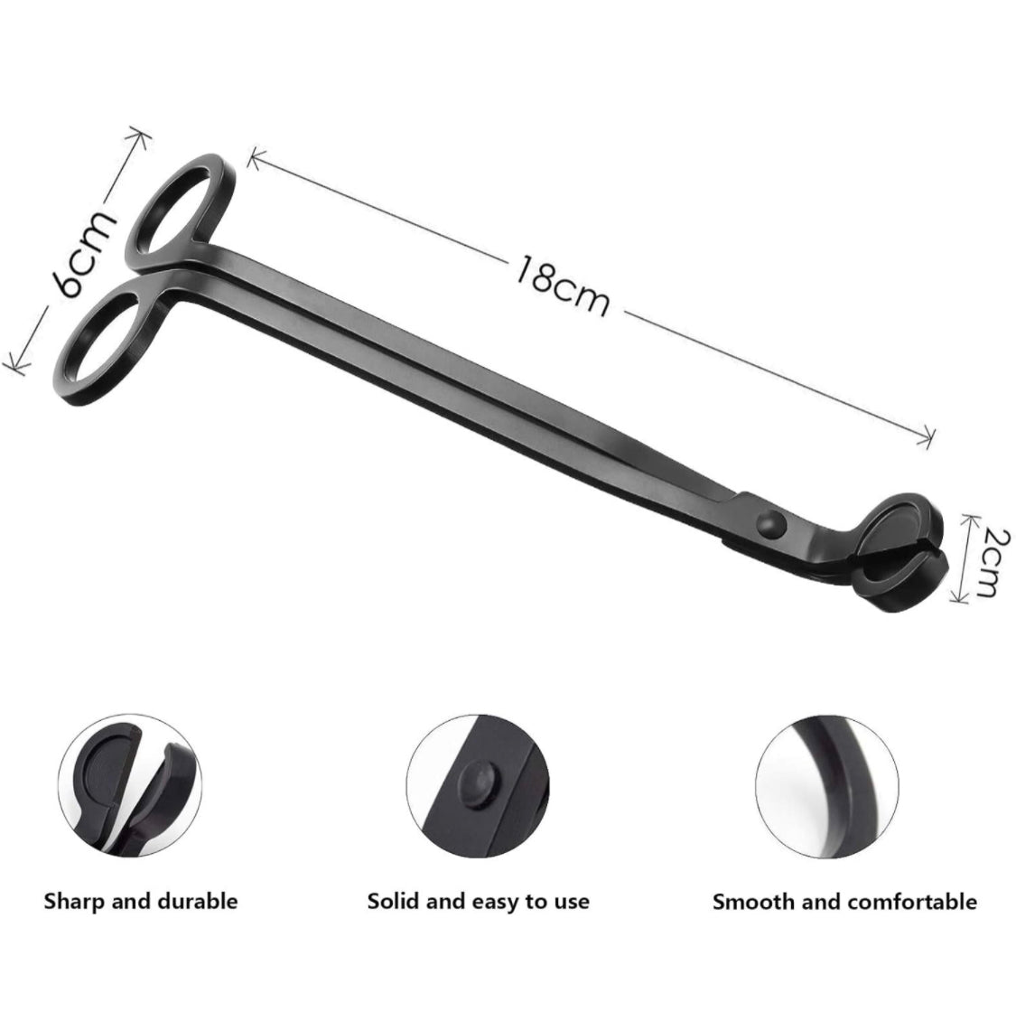 Candle wick trimmer