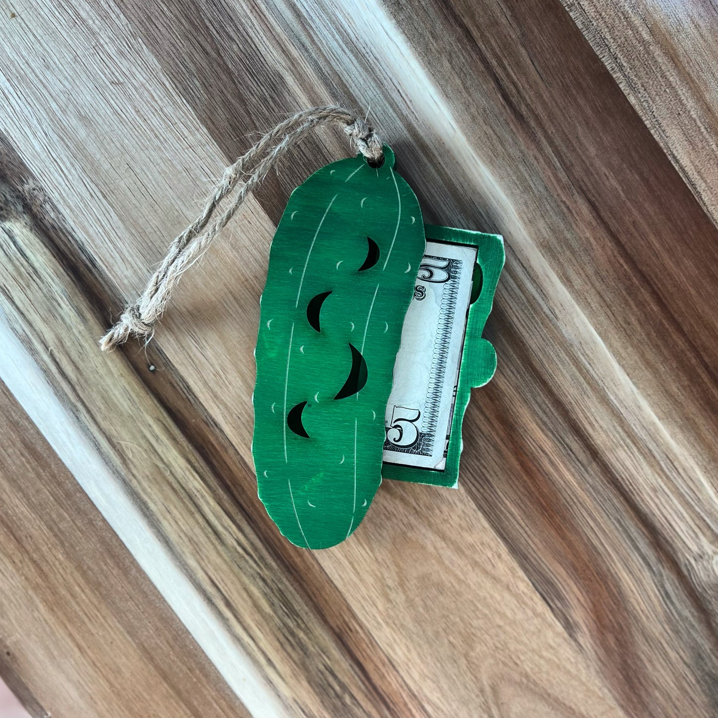 Money Pickle Ornament