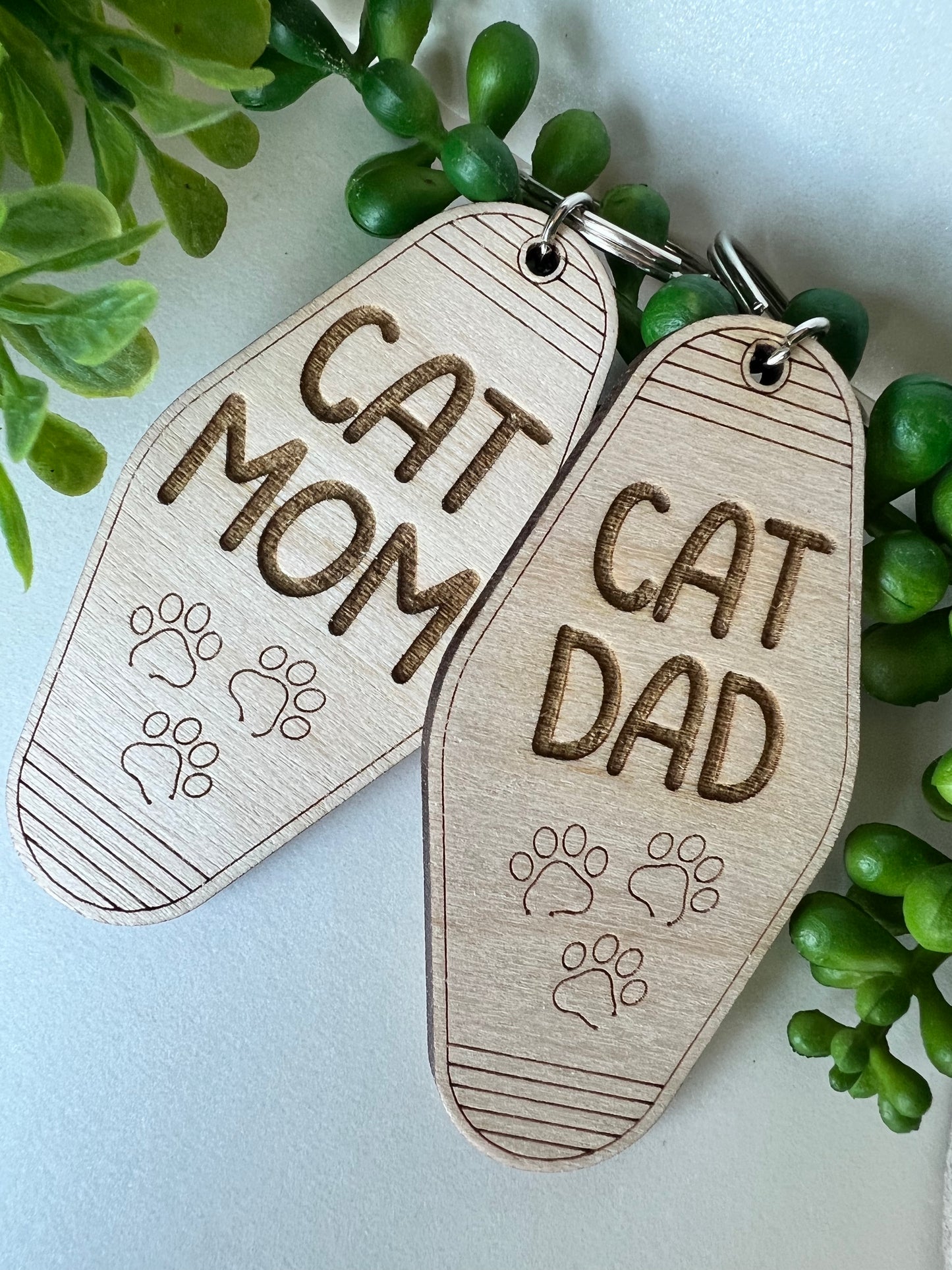 Keychain-wood