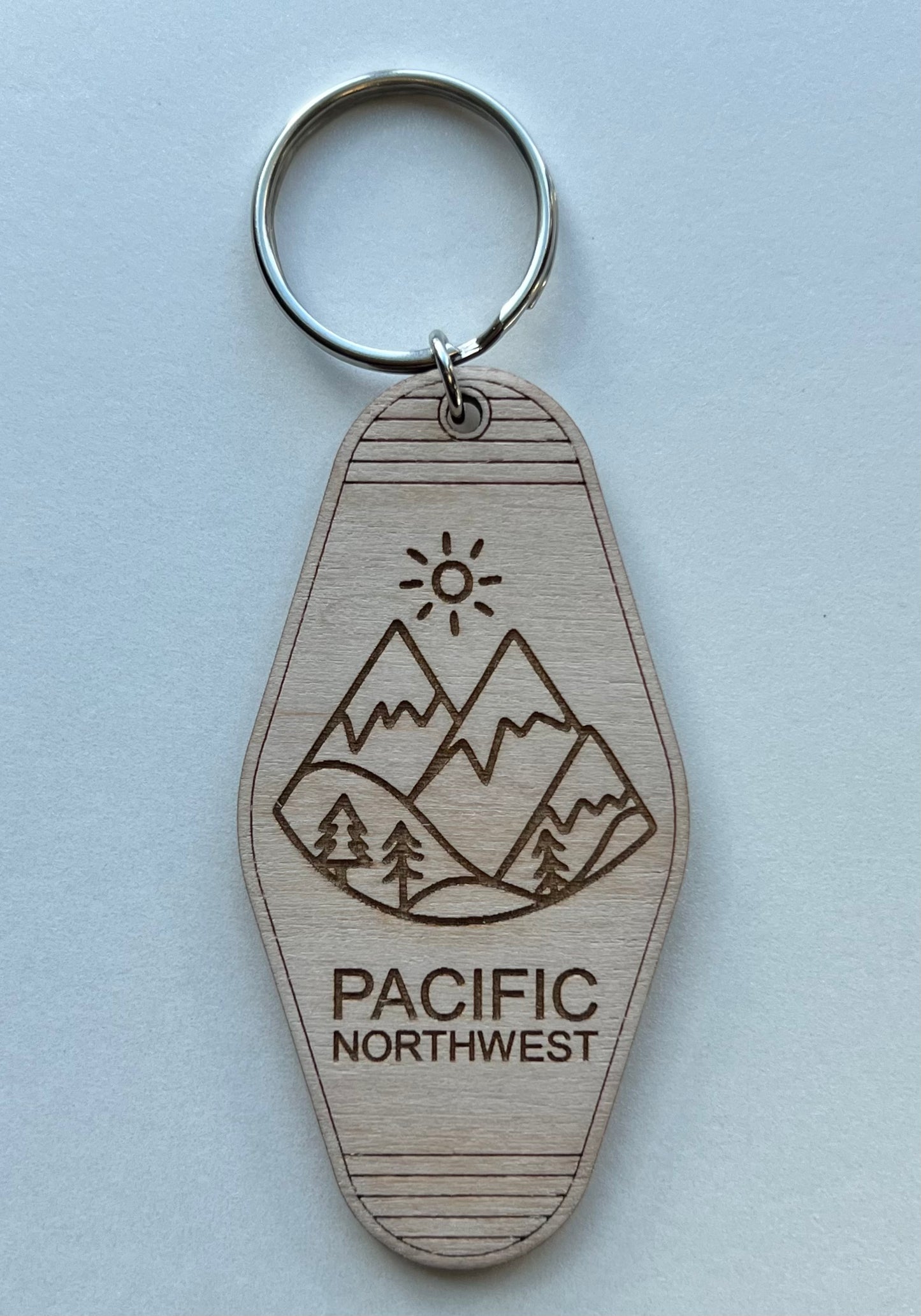 Keychain-wood