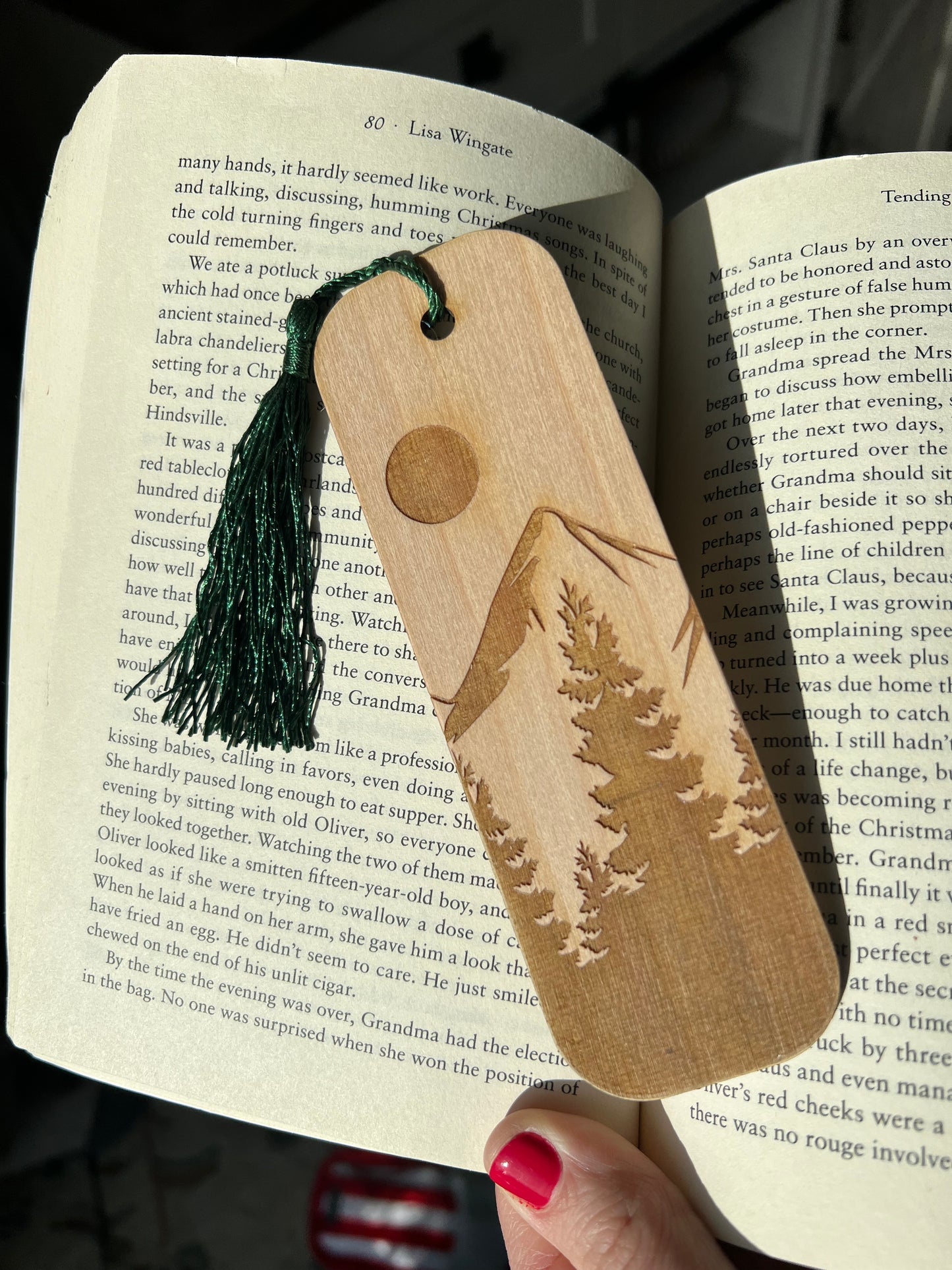 Wood bookmarks