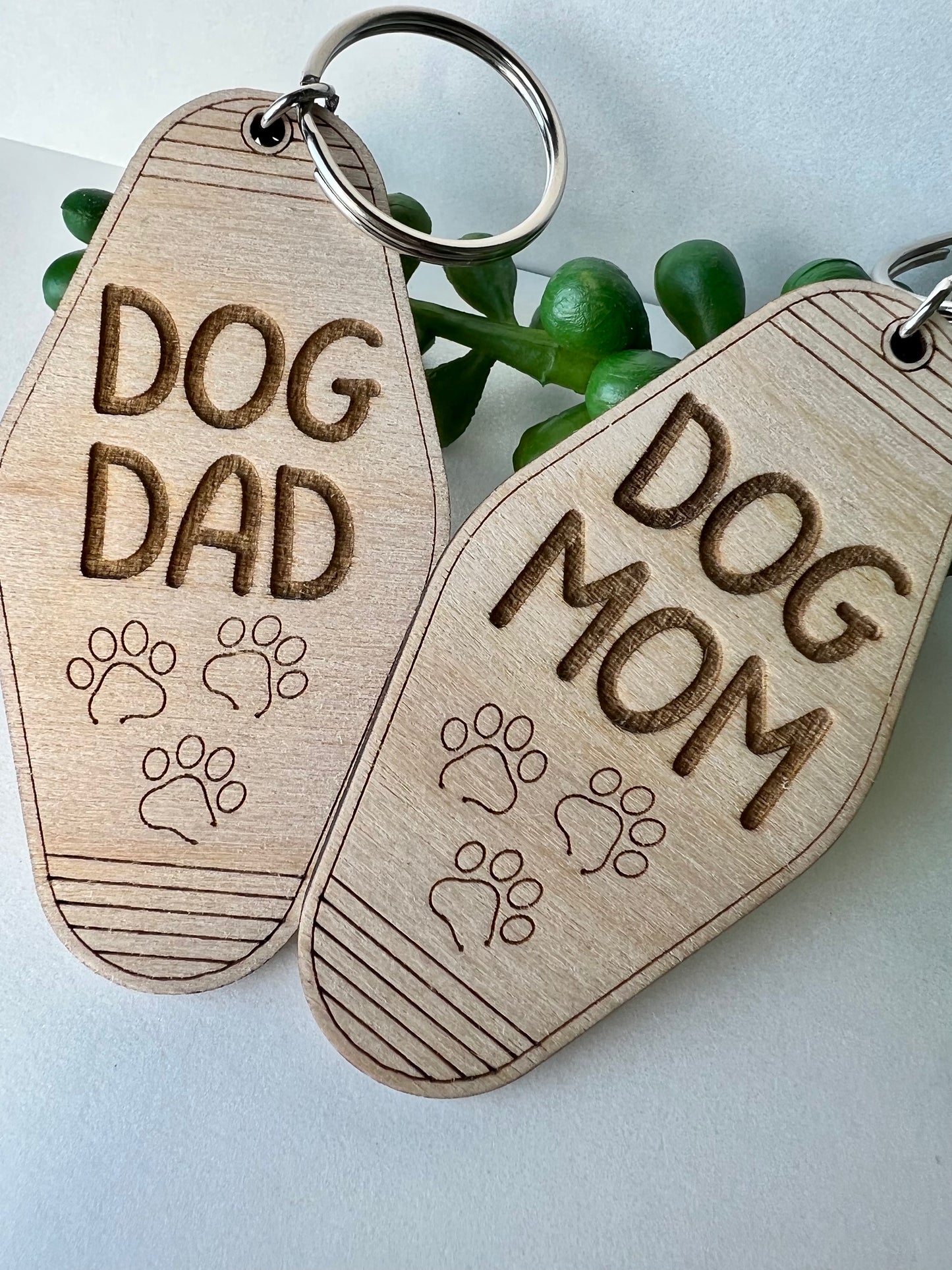 Keychain-wood