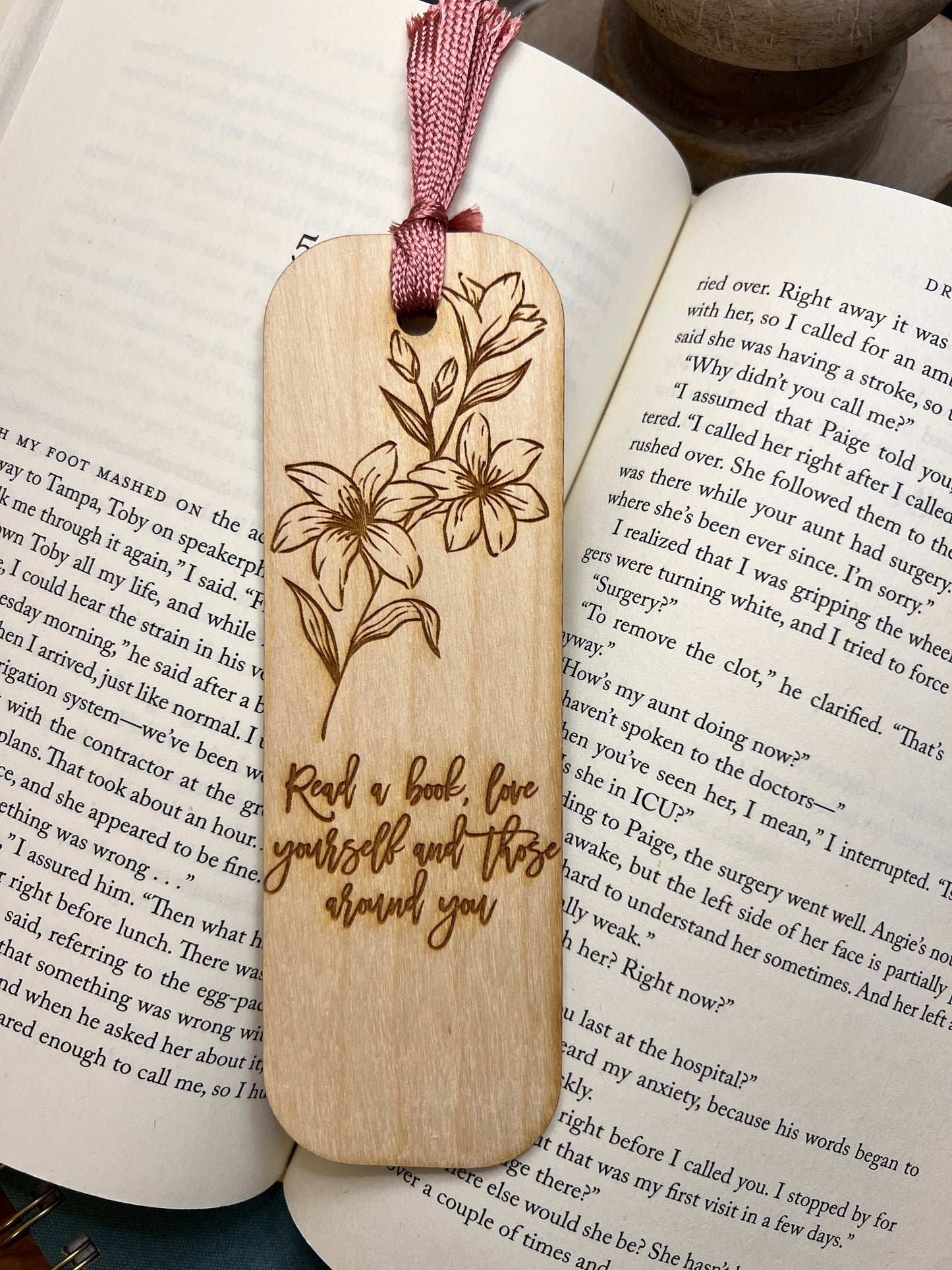 Wood bookmarks