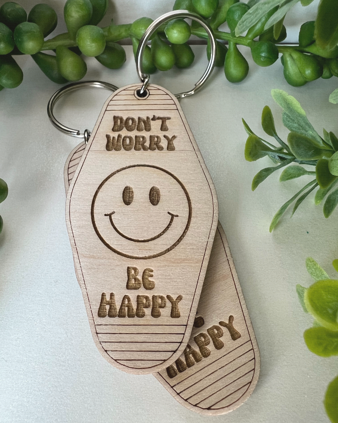 Keychain-wood