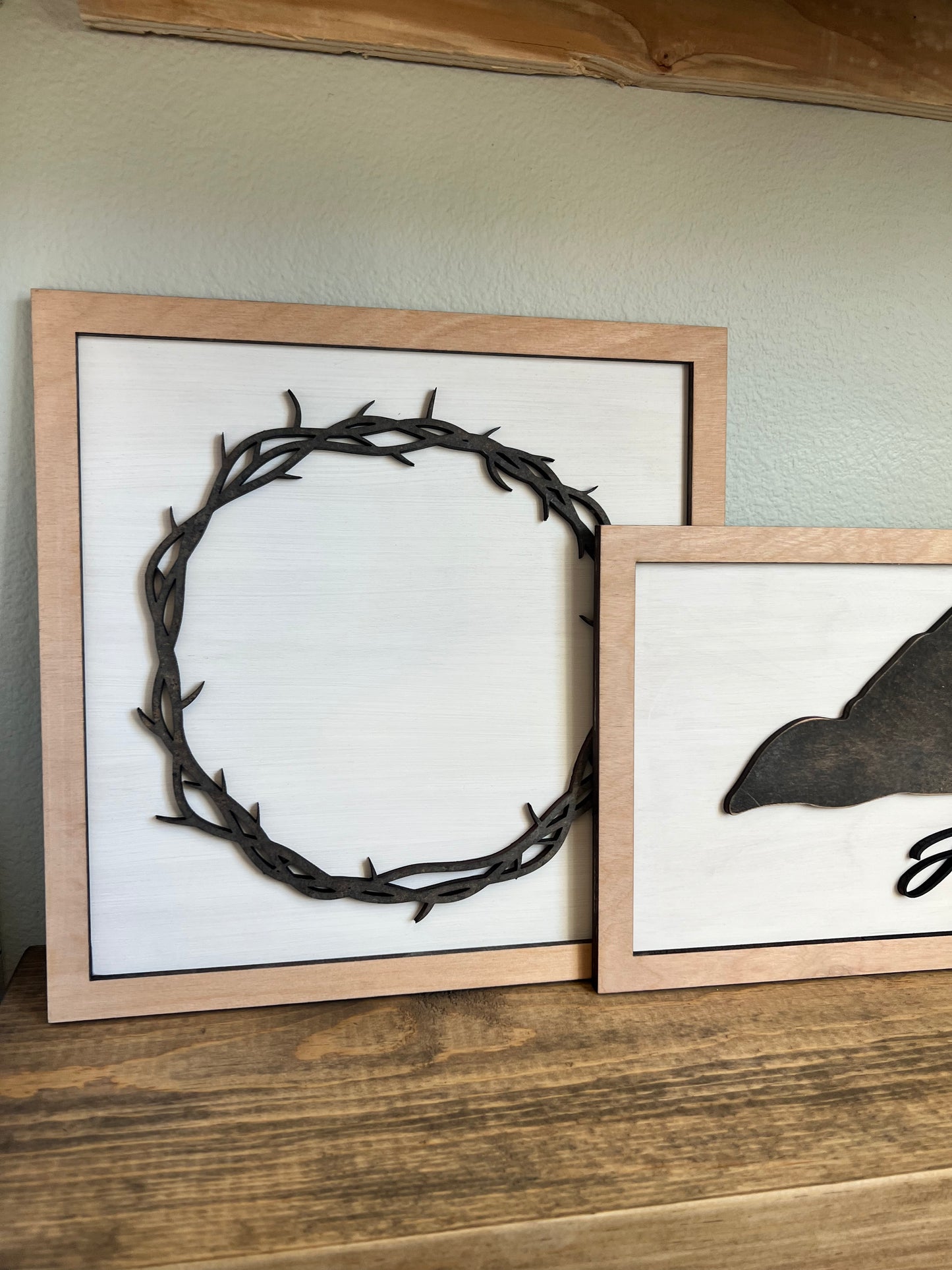 Set of Easter signs