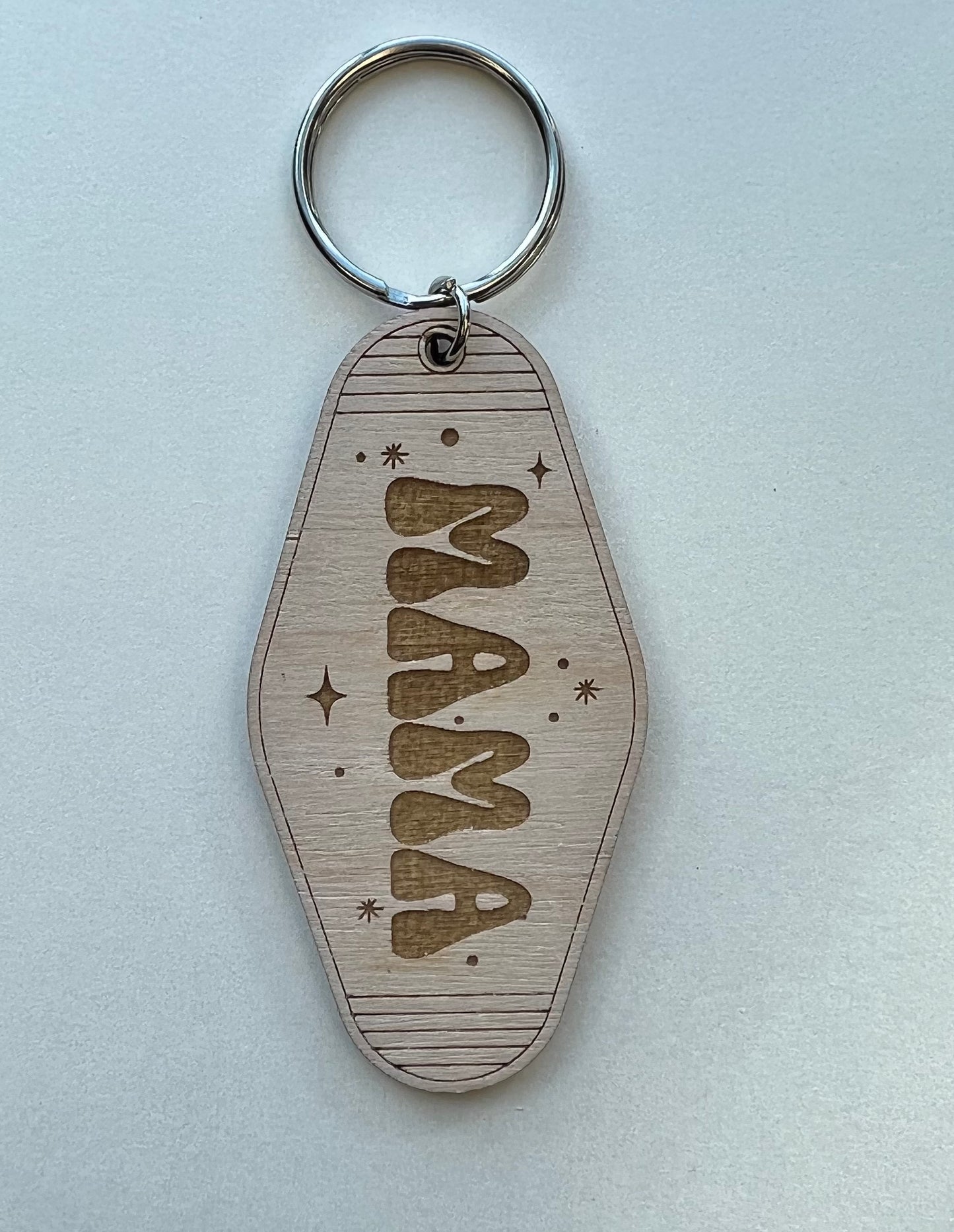 Keychain-wood