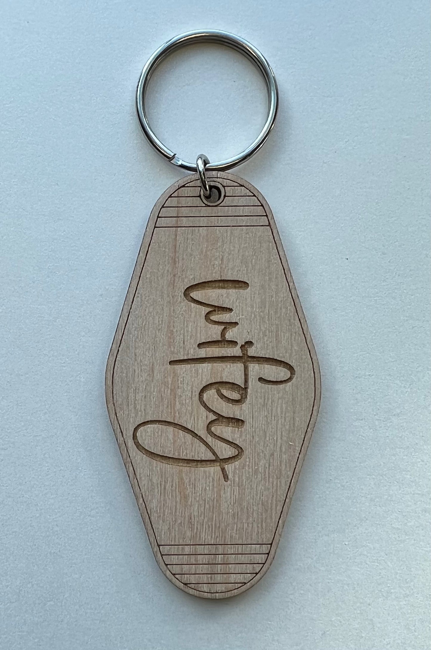 Keychain-wood