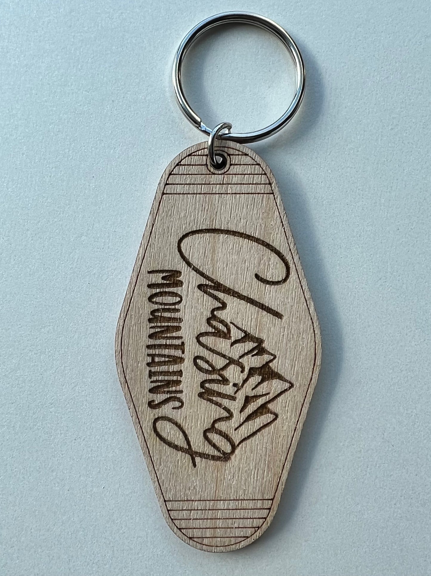 Keychain-wood