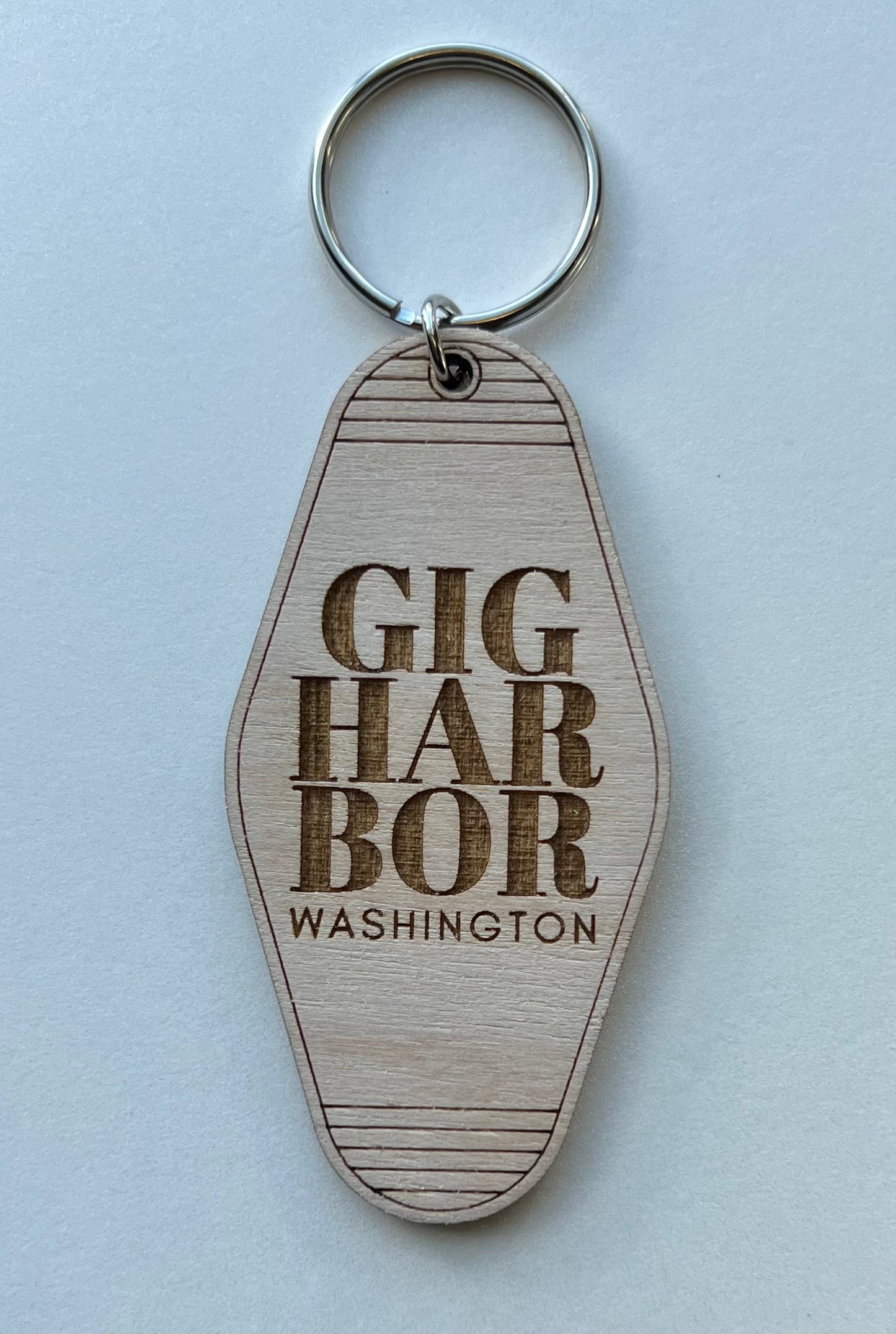 Keychain-wood
