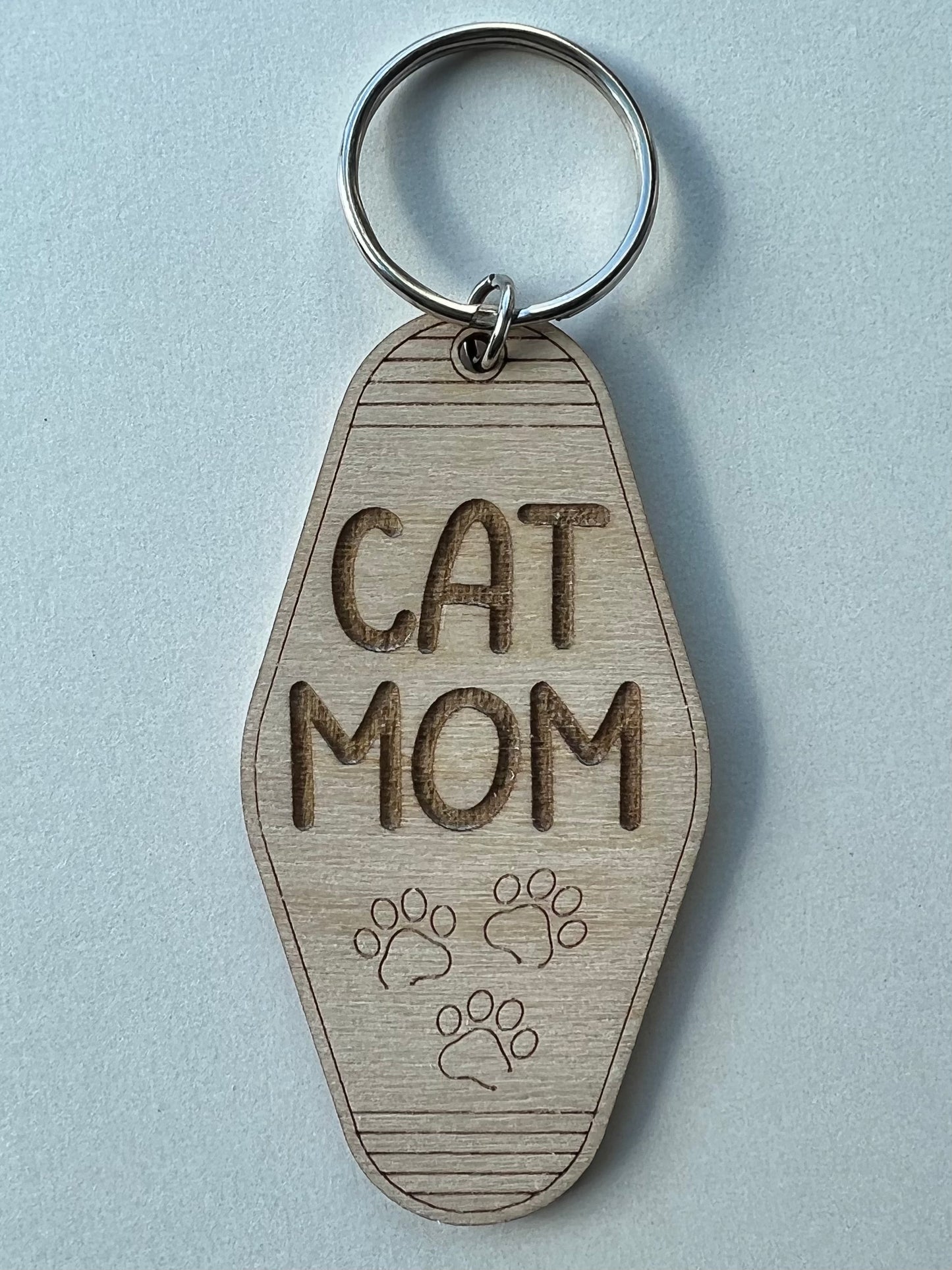 Keychain-wood