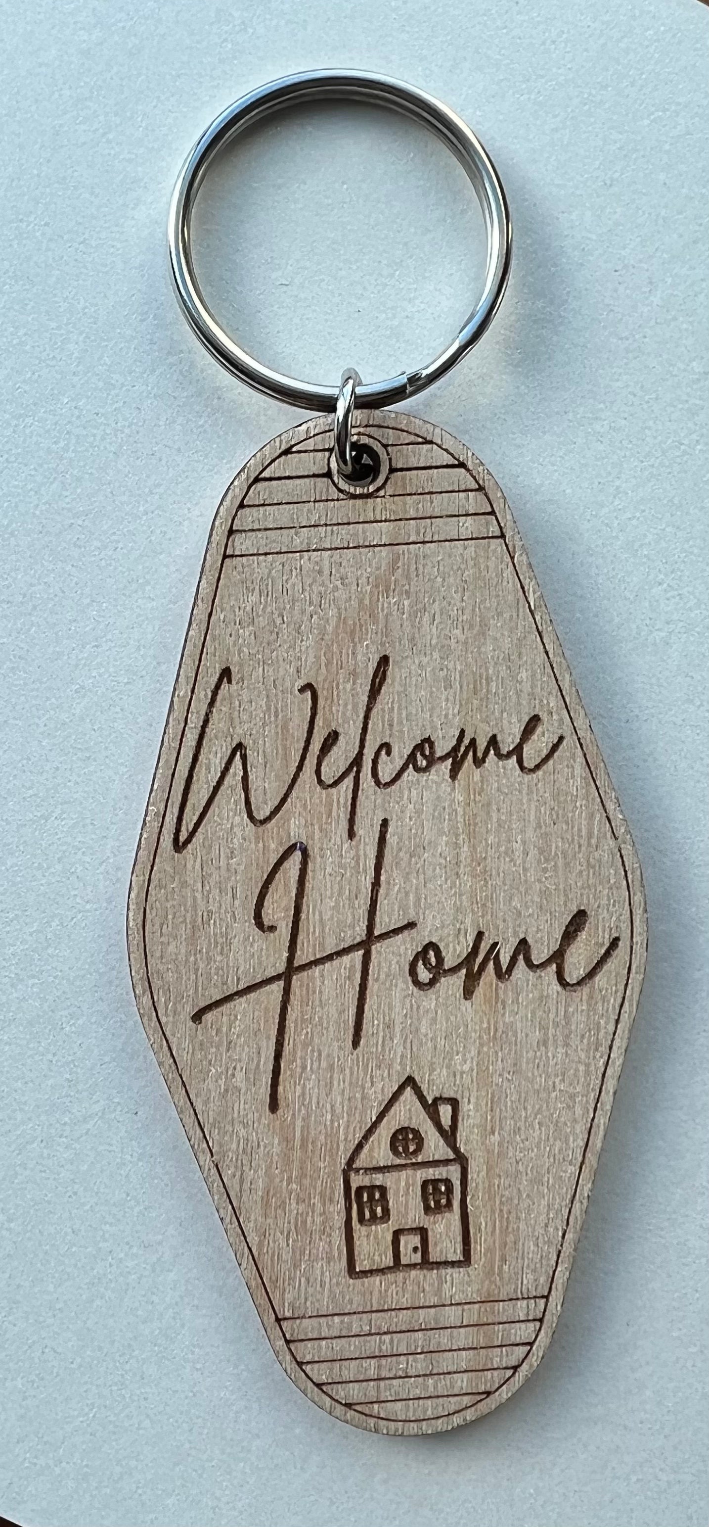 Keychain-wood