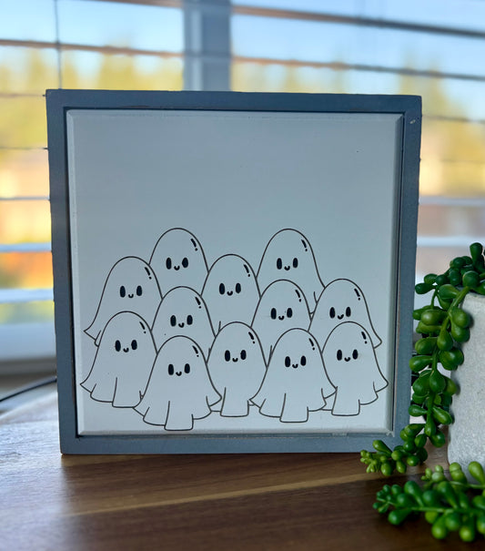 Ghost party sign