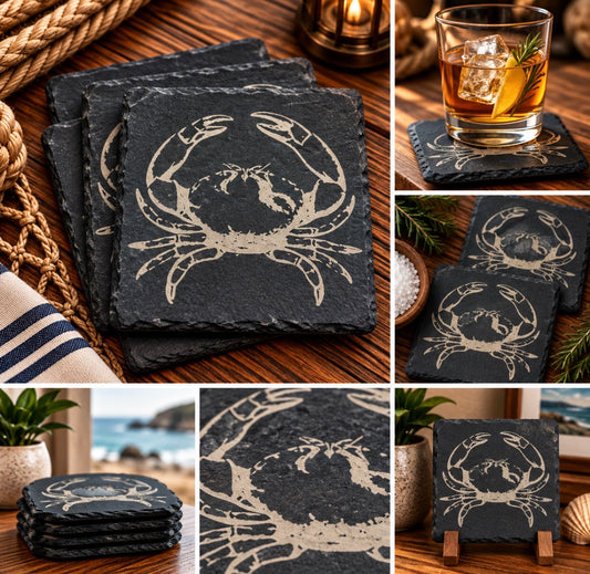Slate coasters
