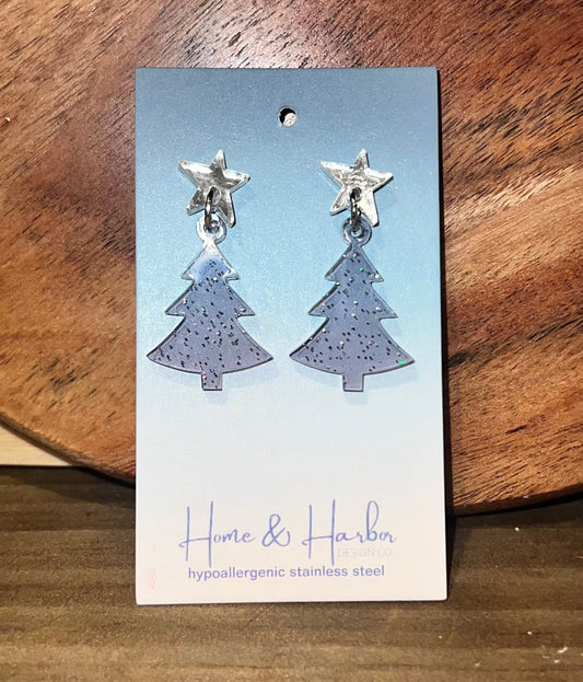 Christmas tree earings