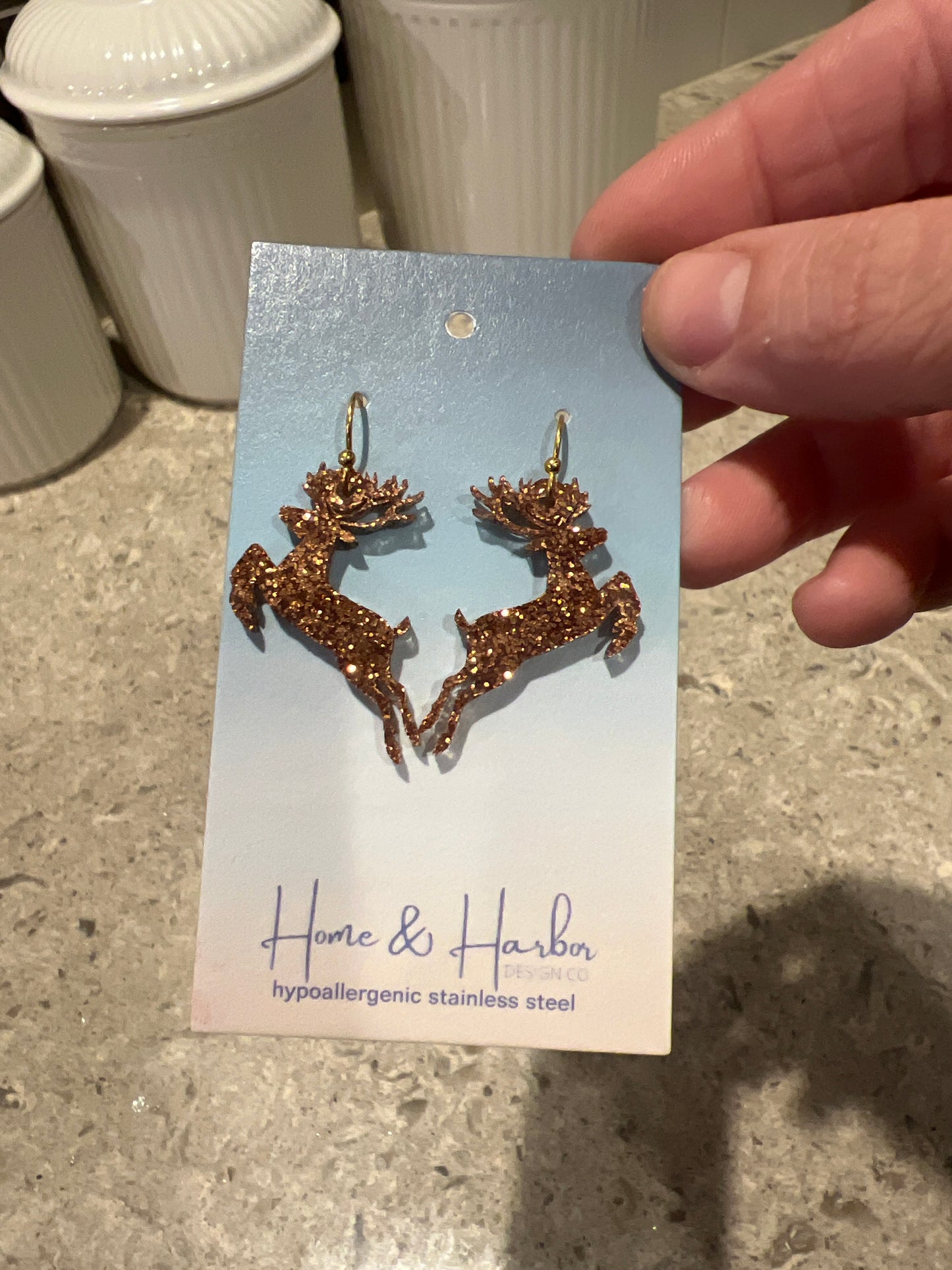 Reindeer earrings