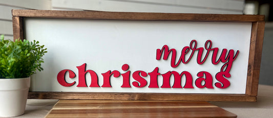 Merry Christmas sign