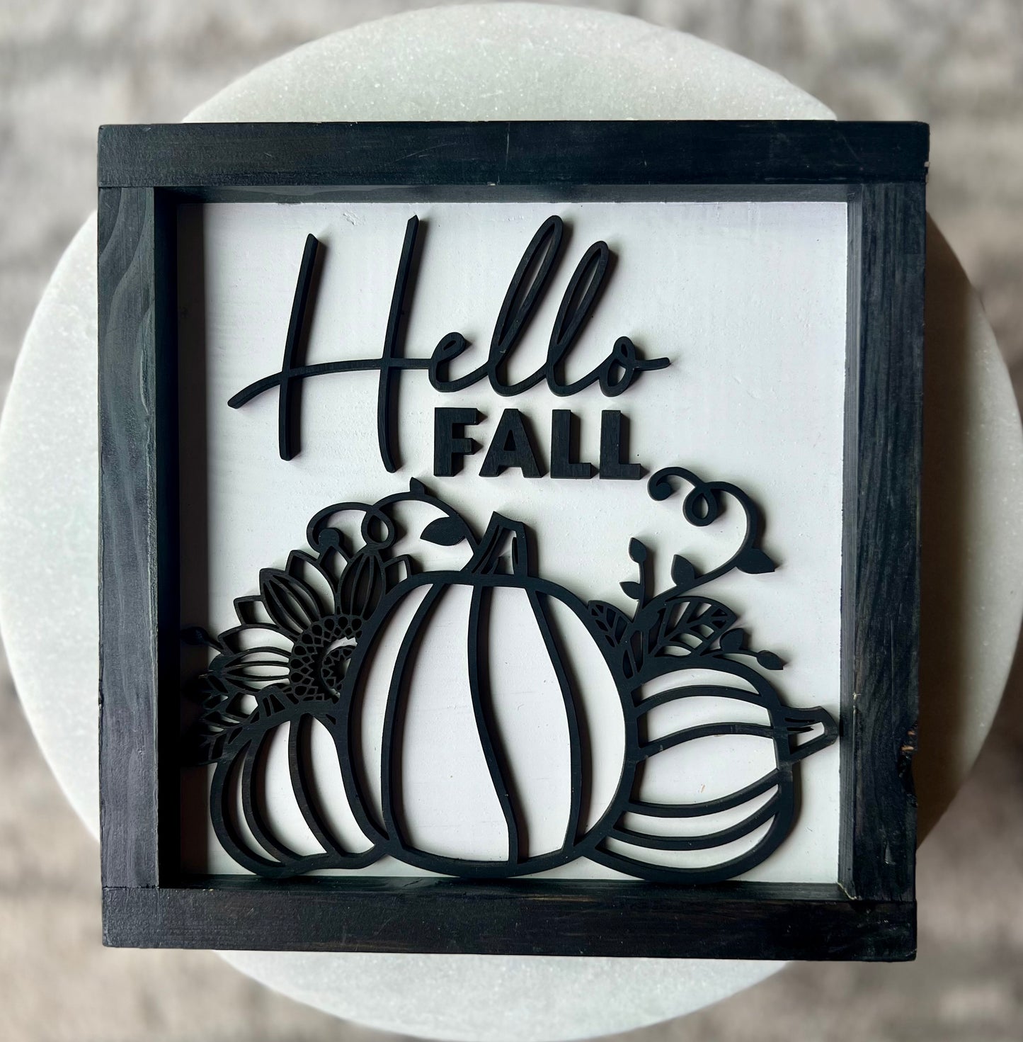 Hello Fall Framed