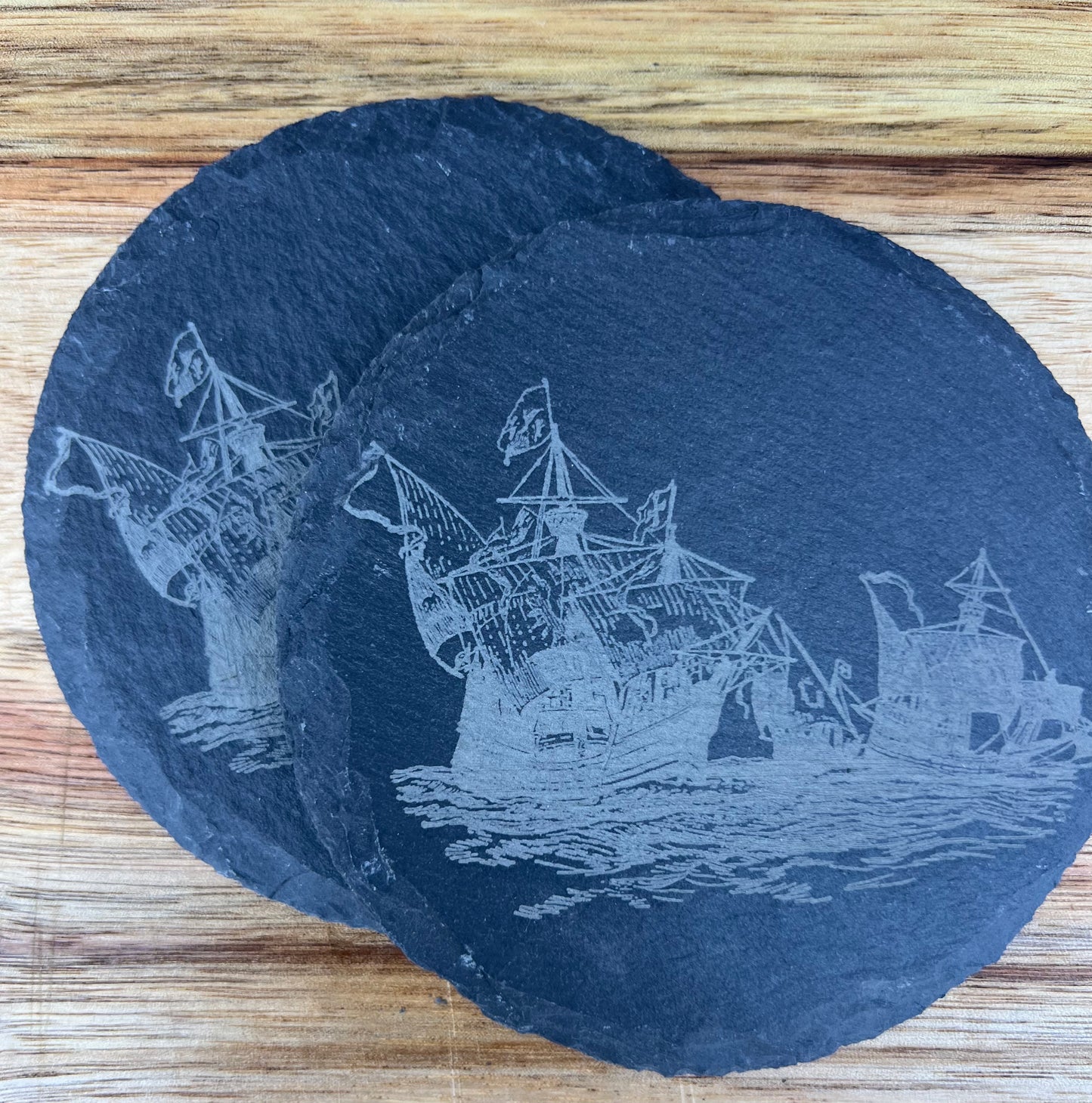 Slate coasters