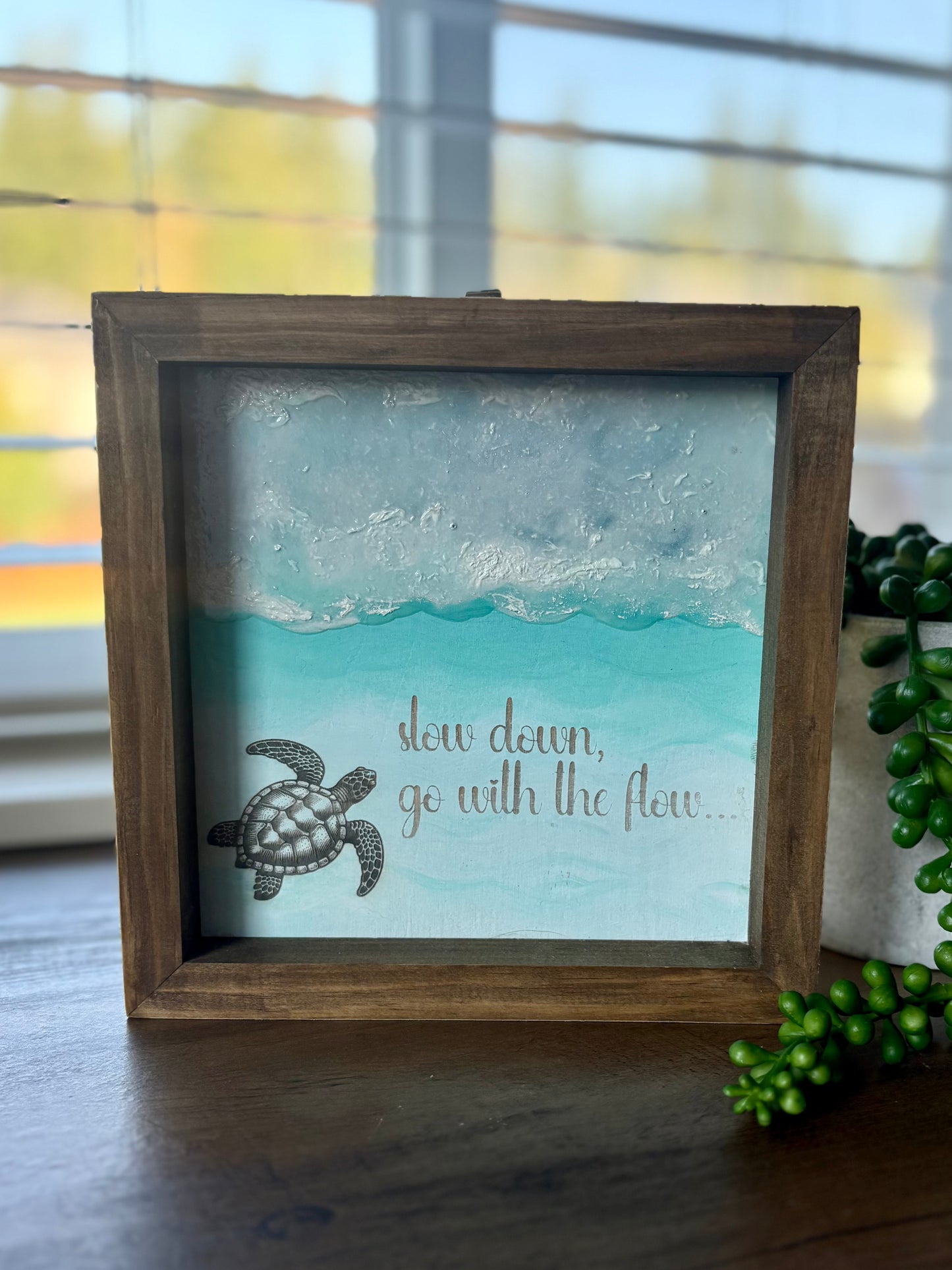 Turtle ocean sign