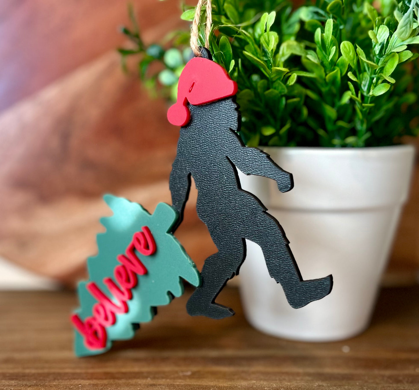 Bigfoot ornament