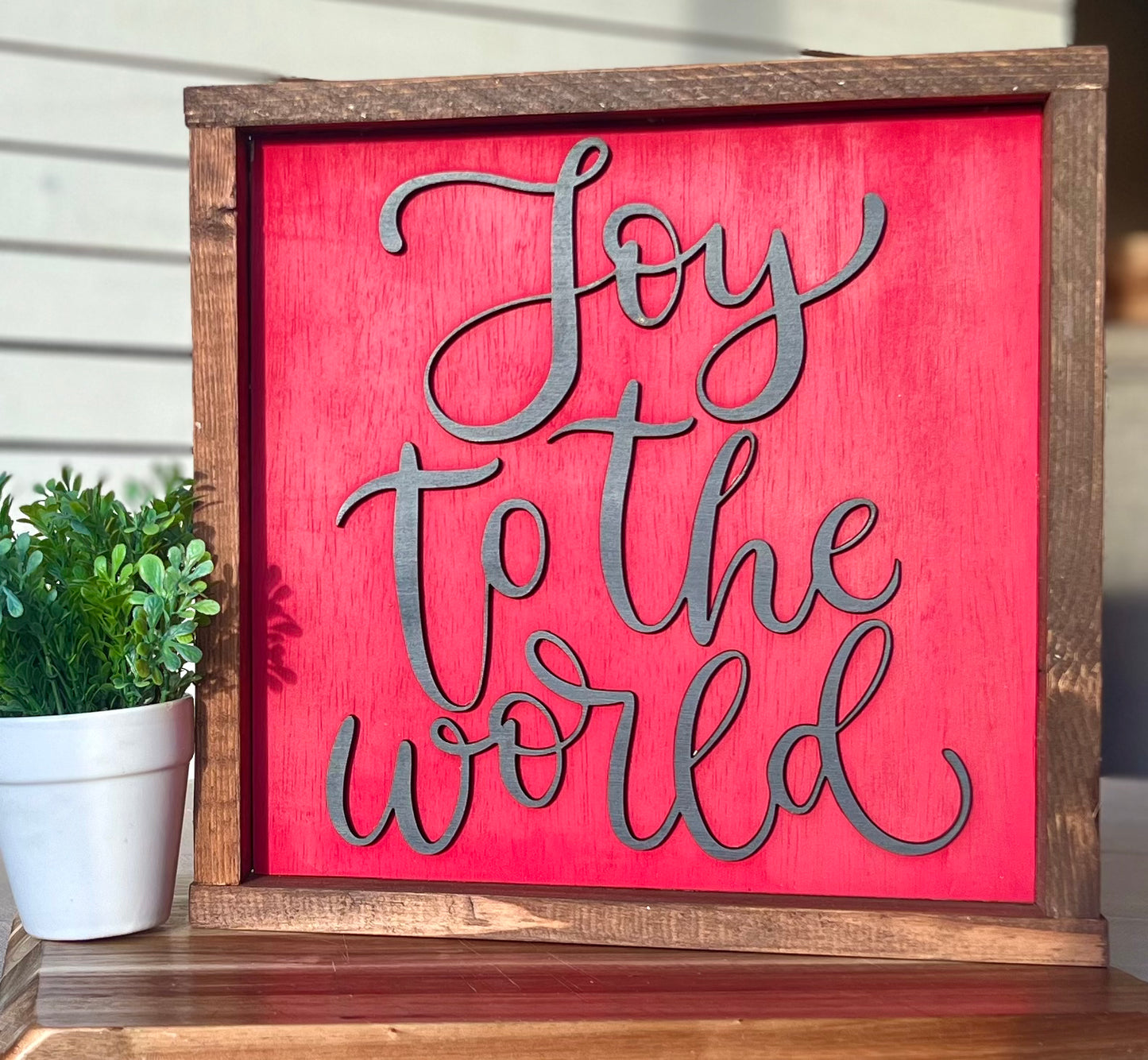 Joy to the world sign