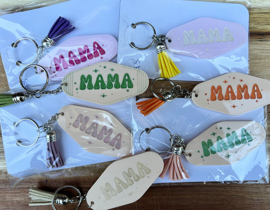 Mama acrylic keychain