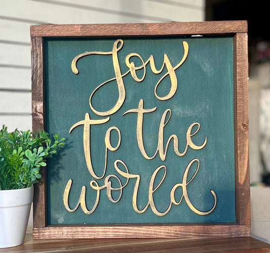 Joy to the world sign