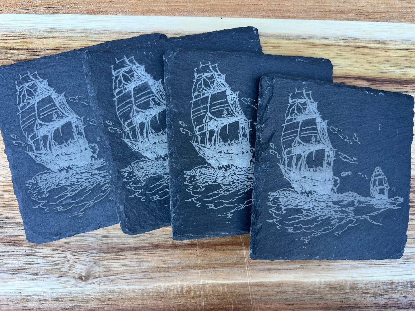 Slate coasters