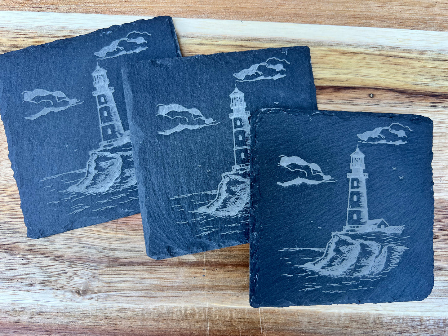 Slate coasters