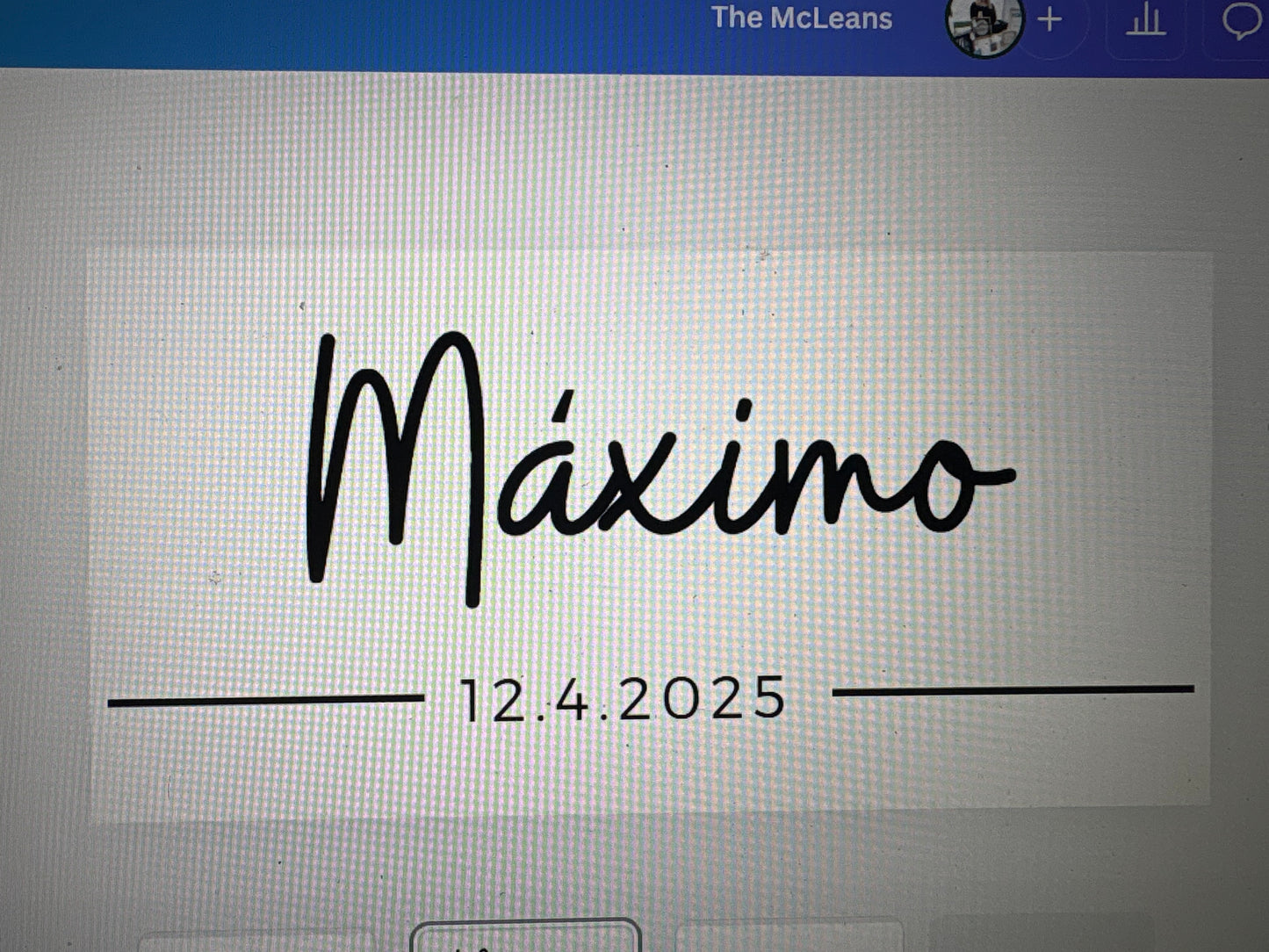 Maximo sign