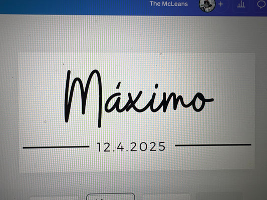 Maximo sign