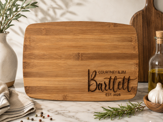 Custom engraved cutting boards