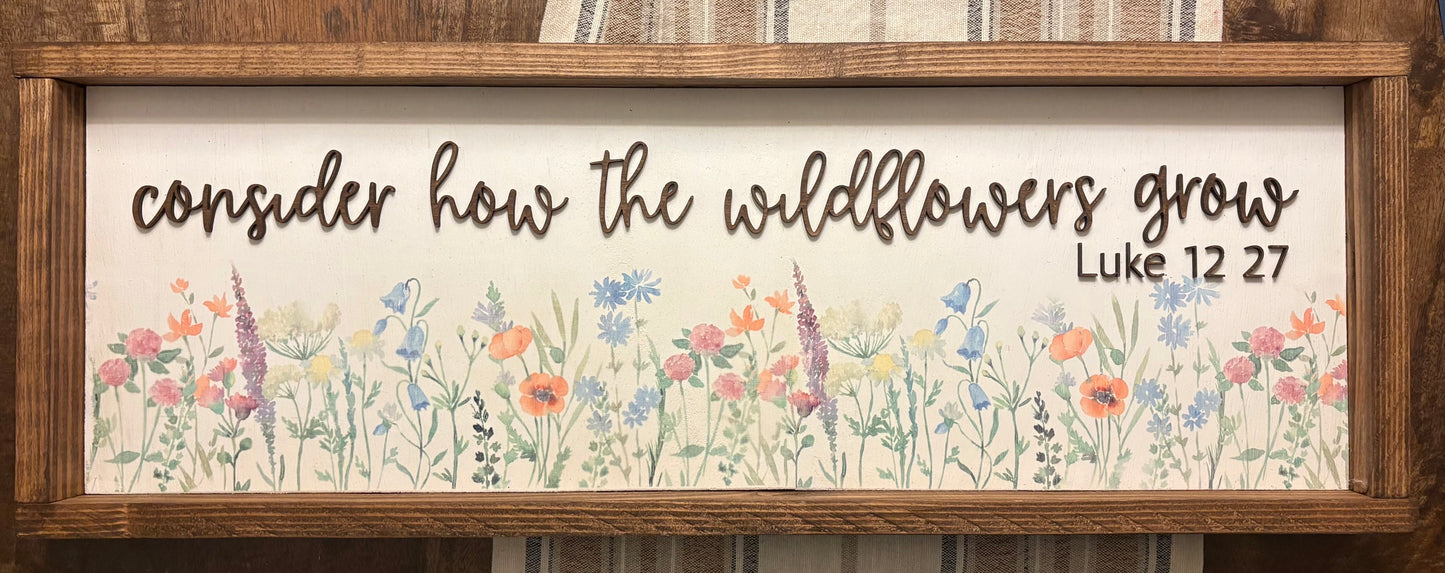 Luke 12:27 sign