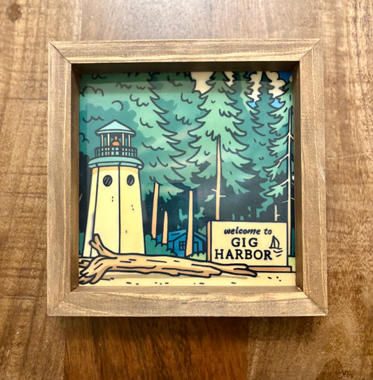 Gig Harbor mini lighthouse