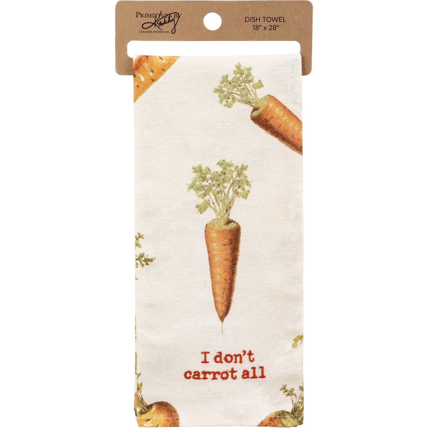 Primitives by Kathy - I Don't Carrot All Kitchen Towel