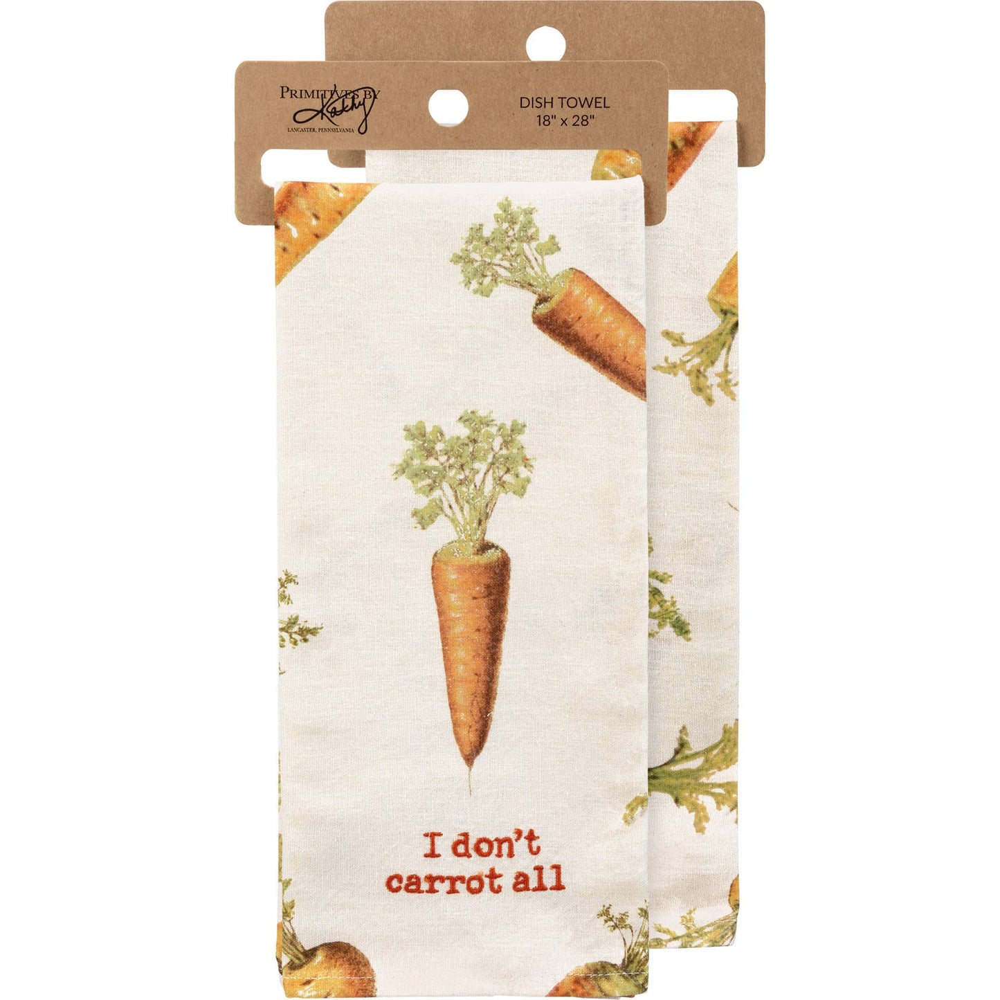 Primitives by Kathy - I Don't Carrot All Kitchen Towel