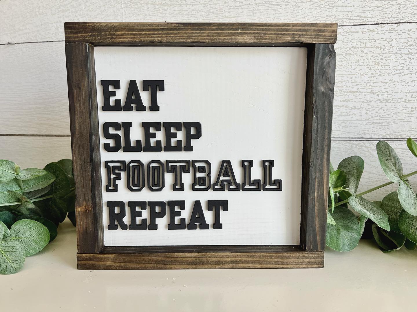Football Shelf Sign